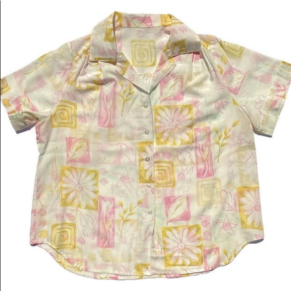 Vintage Floral Blouse - Picture 1 of 4